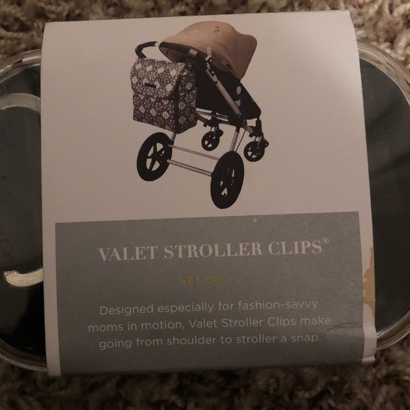 valet stroller clips